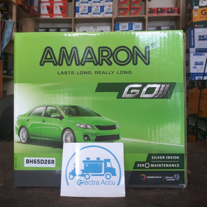 {BEKAS} Aki Mobil Mitsubishi Galant Amaron NS70 / 65D26R Aki Kering Diskon