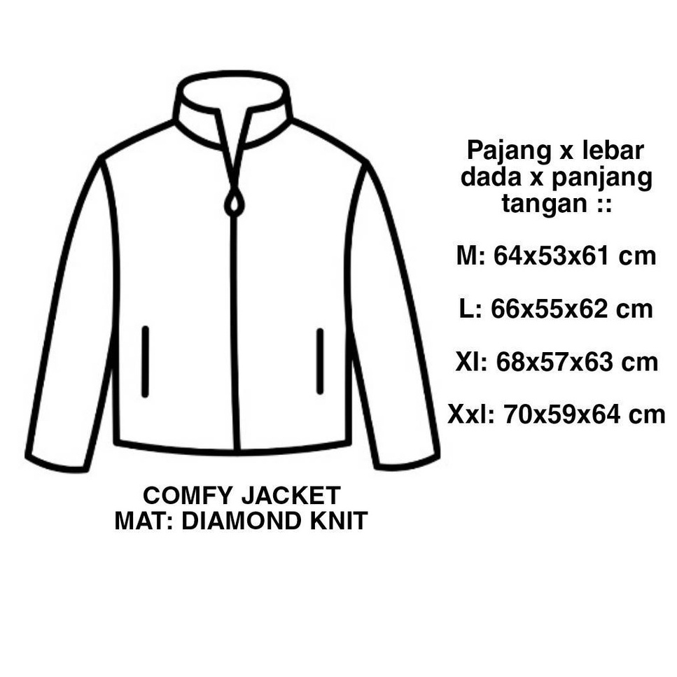 COMFY JAKET / JAKET PRIA / JAKET COMFY PREMIUM / JACKET COMFY DIAMOND / JACKET PRIA PREMIUM / JACKET BOMBER COMFY