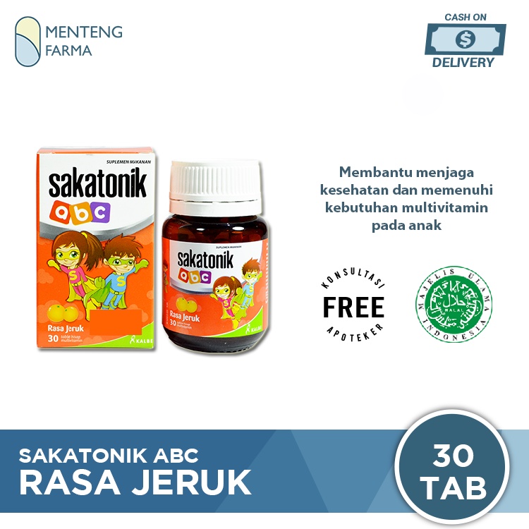 Sakatonik abc Rasa Jeruk - Multivitamin Pertumbuhan Anak