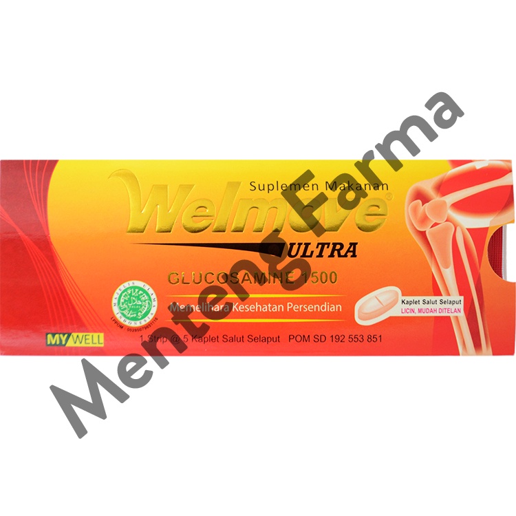 Welmove Ultra 5 Kaplet - Ekstra Glucosamin untuk Gejala Radang Sendi