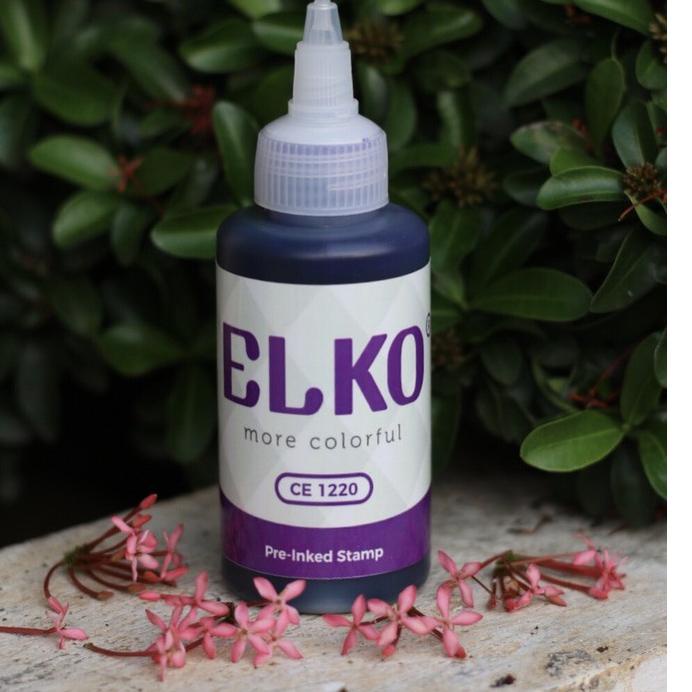 

Best Tinta Stempel Flash Trodat Otomatis Warna UNGU isi 100 ML ELKO Waterproof ~