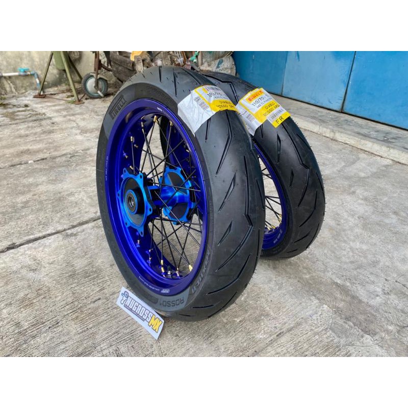 Wheelset Supermoto CRF Full Scarlet