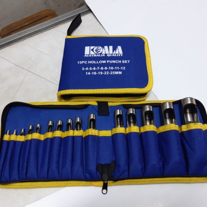 

Cantik Hollow Punch Set 3-25 Mm / Plong Set 15 Pcs Berkualitas