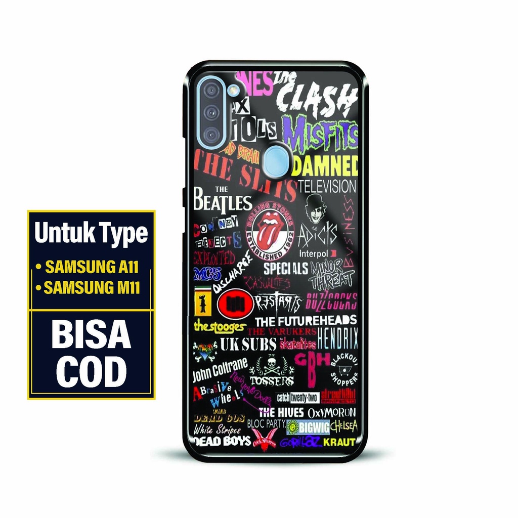 Glossy Hardcase Samsung A11 / M11 - Softcase Kaca Samsung A11 / M11 - Fashion Case [ Fold 30 ] - Sil