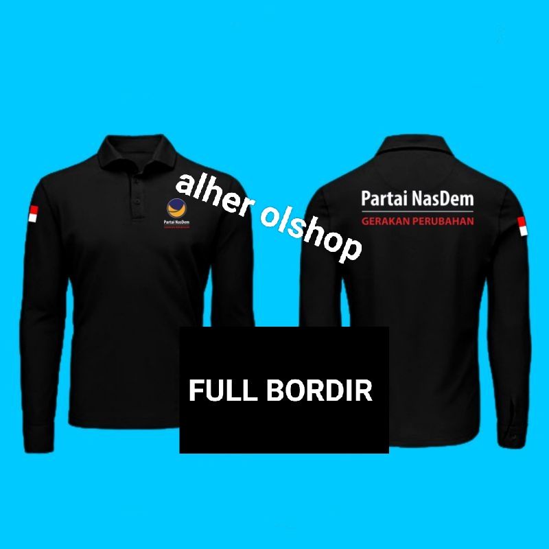 Kaos Nasdem kaos partai Nasdem baju Nasdem baju partai Nasdem seragam Nasdem seragam partai Nasdem k