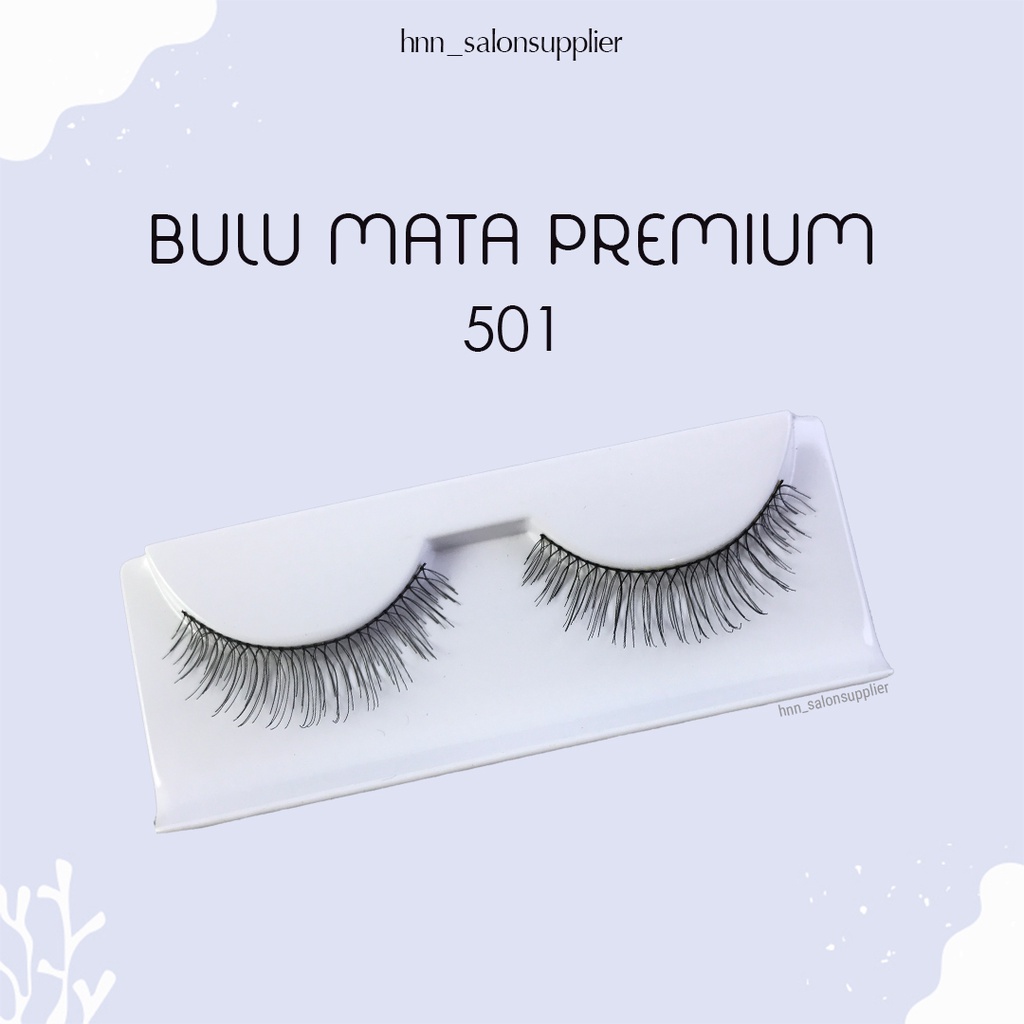 501 Bulu Mata Palsu Handmade Fake Eyelash Eye Lashes Lash Artifivial Belle Eyelashes