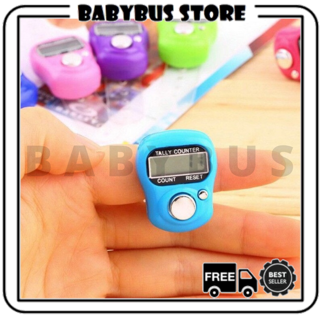 BBS Tasbih Digital Mini Led Tally Counter Alat Hitung Tasbeh Digital Finger Counter Import Murah