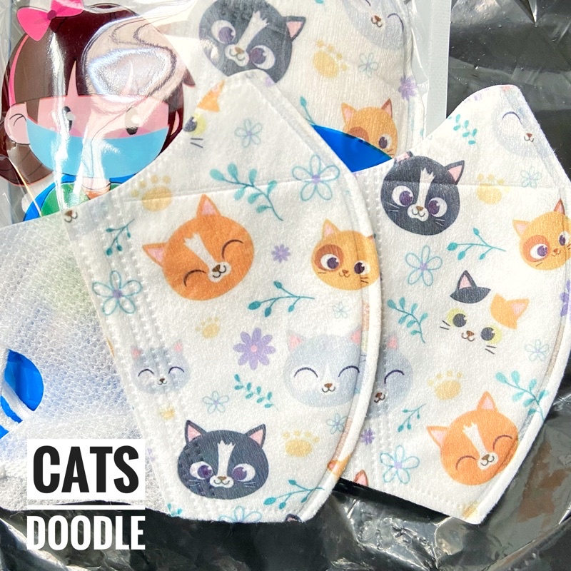 Masker Duckbill Anak Kawaii Bear Karakter Pilihan