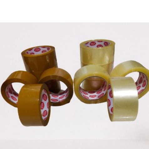 

{TERMURAH} Lakban BENING & COKLAT merk NICO TAPE 48mm X 90 Y