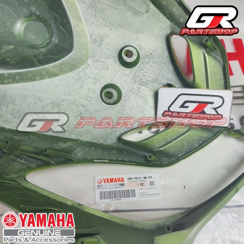 TAMENG DEPAN HIJAU MIO SMILE 28D ORI YGP FRONT PANEL DADA BODY IJO MUDA ORIGINAL YAMAHA