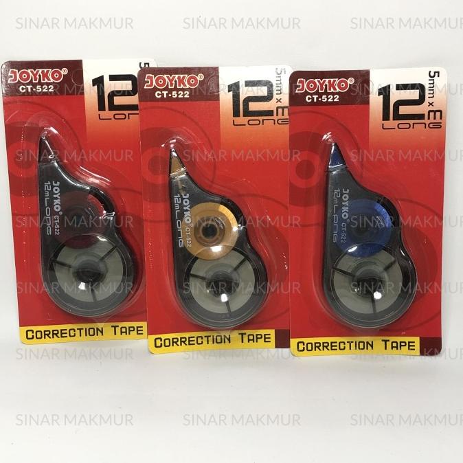 

[COD] Correction Tape / Tipex Kertas Joyko CT-522 KOMPLIT Kode 374