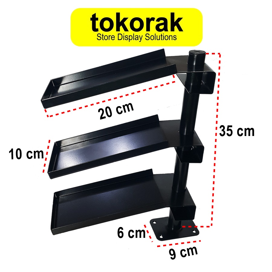 TEMPAT EDC RAK 3 SUSUN - DUDUKAN EDC 3 TINGKAT