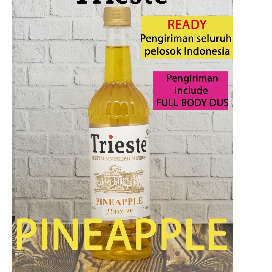 

10.10 Brand TRIESTE SYRUP rasa PINEAPPLE buruan