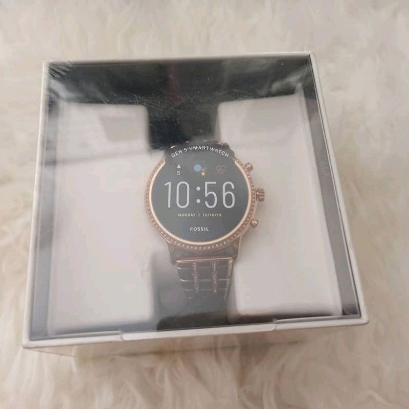 Jam tangan Fossil smartwatch gen 5 blink Julianna rosegold FTW6035