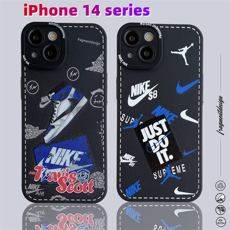 Case Pelindung Kamera Bahan Kulit Logam Tahan Banting Untuk iPhone 14 pro max 14 plus 13 pro max 12 11 pro max X XS max XR 7 8 plus