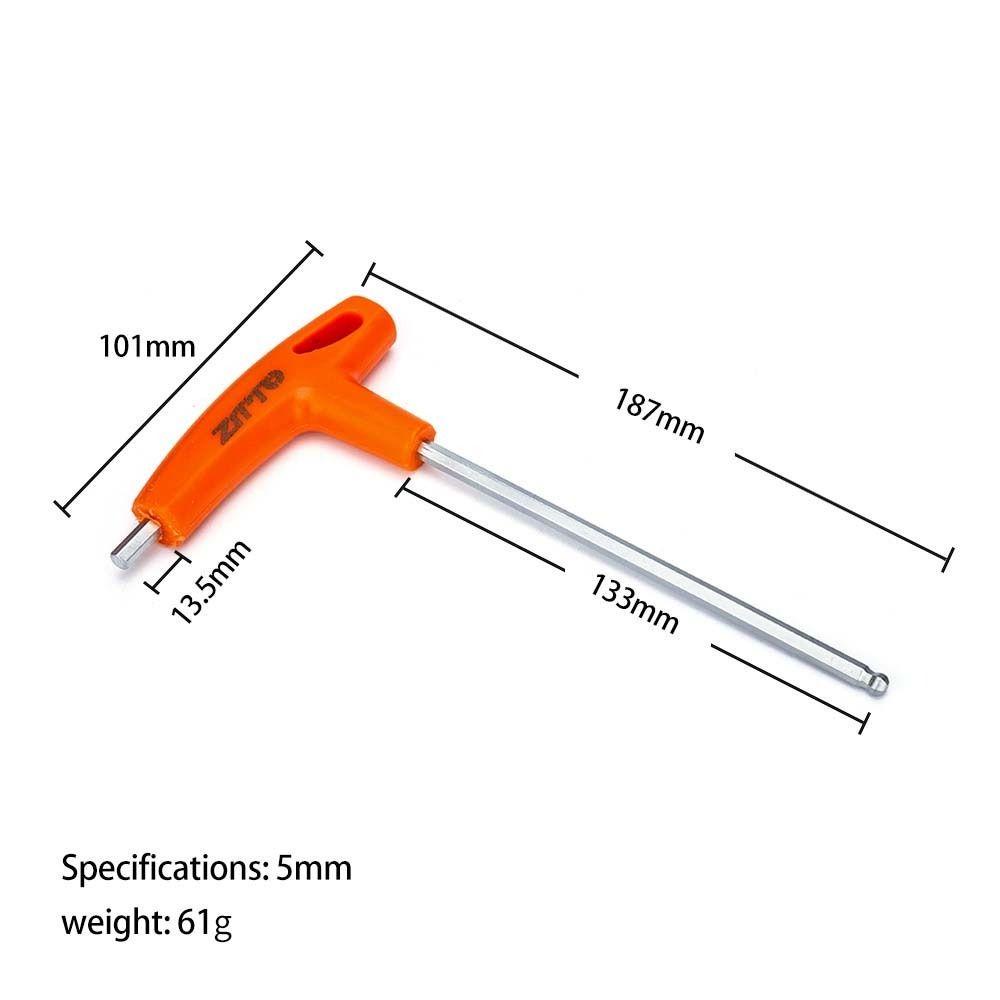 Lanfy Sepeda Allen Key Sepeda Gunung Ujung Bola Adjustable Allen Key Socket Spanner Alat Perbaikan Sepeda Bike Repairing Hand Tool Cycling Accessories Spanner Bike Wrench