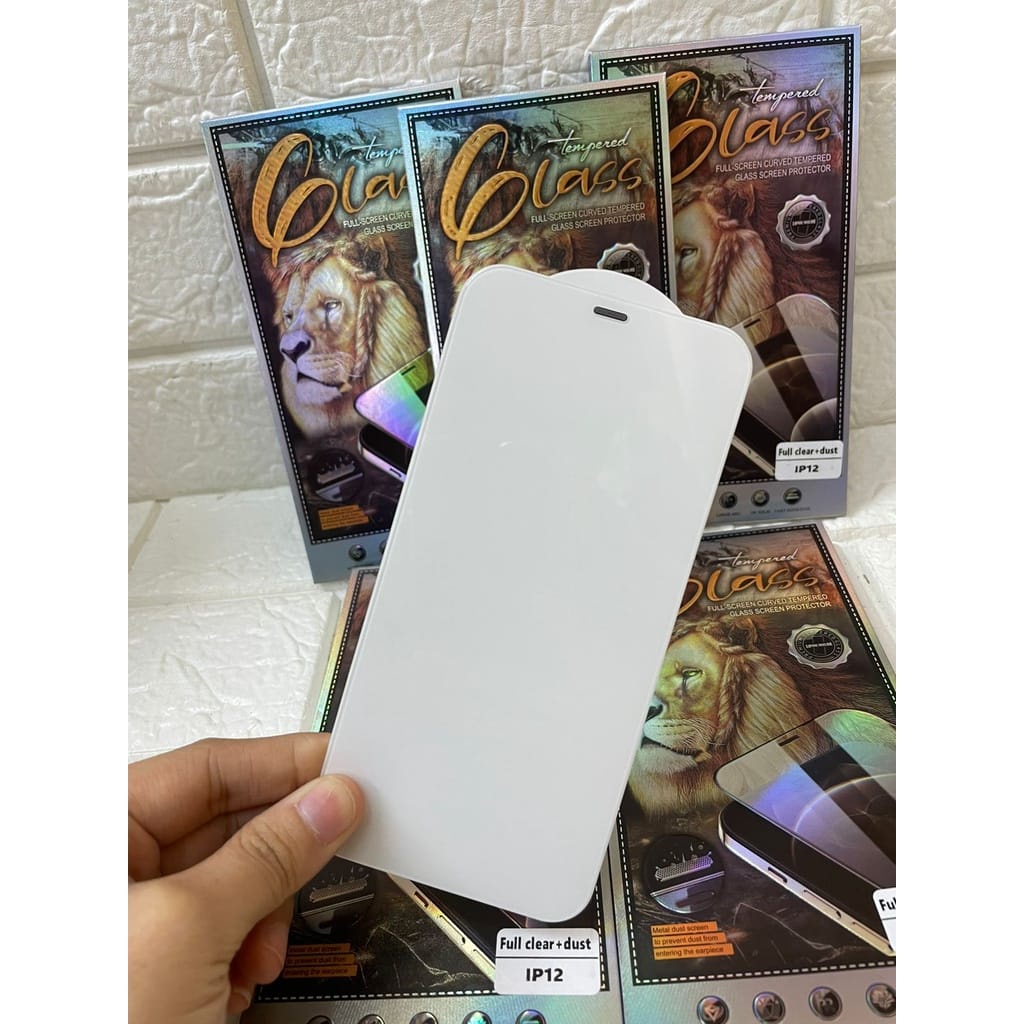 LION GLASS TEMPERED IPHONE 14 PROMAX 14 MAX / PLUS 13 PRO 13 12 PROMAX 11 PRO X XR XSMAX FULL COVERED HIGH QUALITY SCREEN PROTECTOR NON LIST