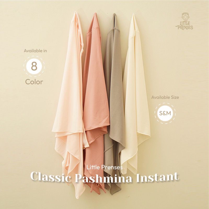 Lp Classic Pasmina Instant / jilbab pashmina anak