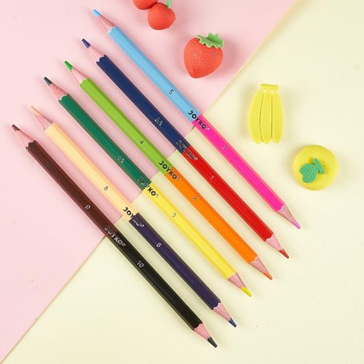 

⇭ Joyko Bi- Isi 12 Color Pencil duo color 2 warna ☯