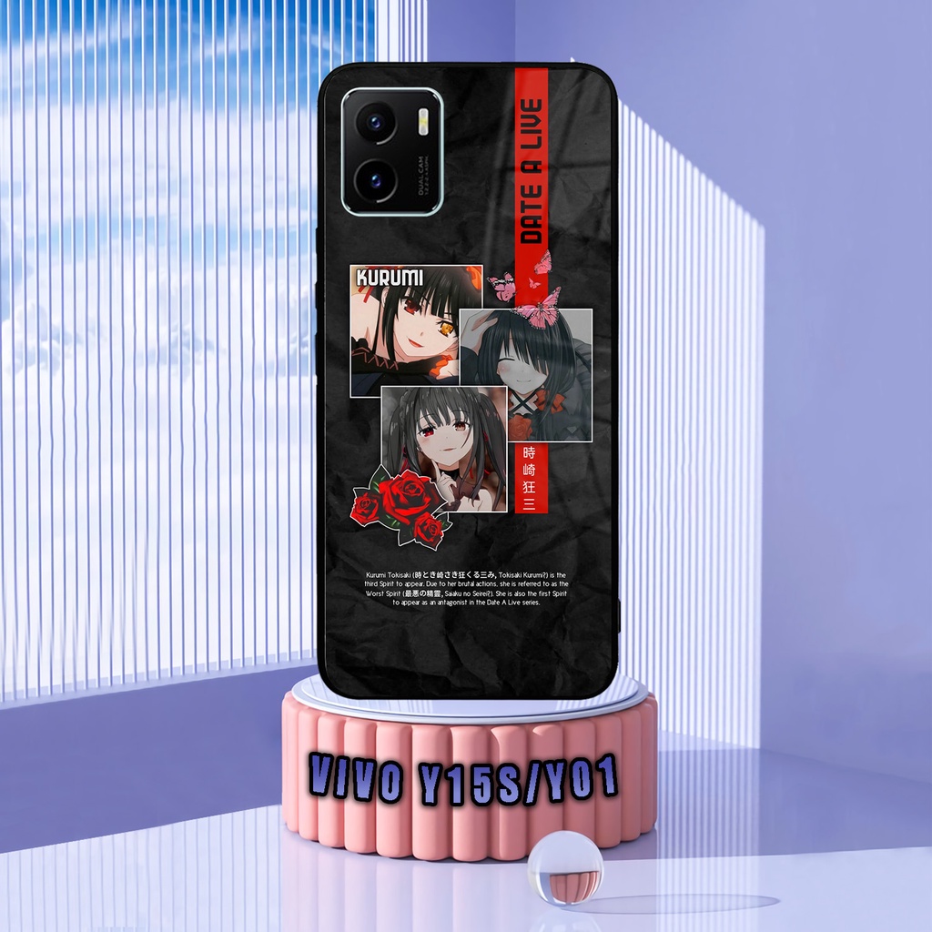 (SV39) Case Kilau Vivo Y15S/Y01 | Y15S | Y01 | Casing Hp Vivo | Pelindung Smartphone | Motif Kurumi