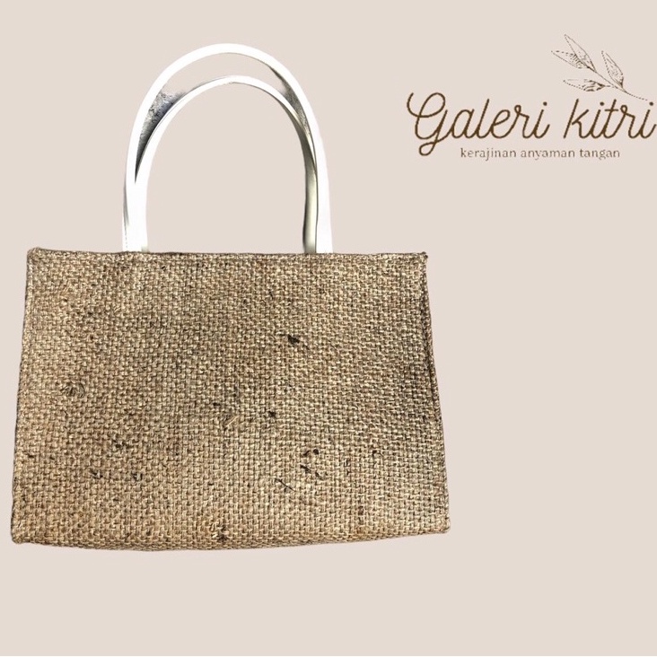 tas totebag goni/tas anyaman/tas jerami/tas kerajinan/tas souvenir/tas anyaman goni/tas wanita