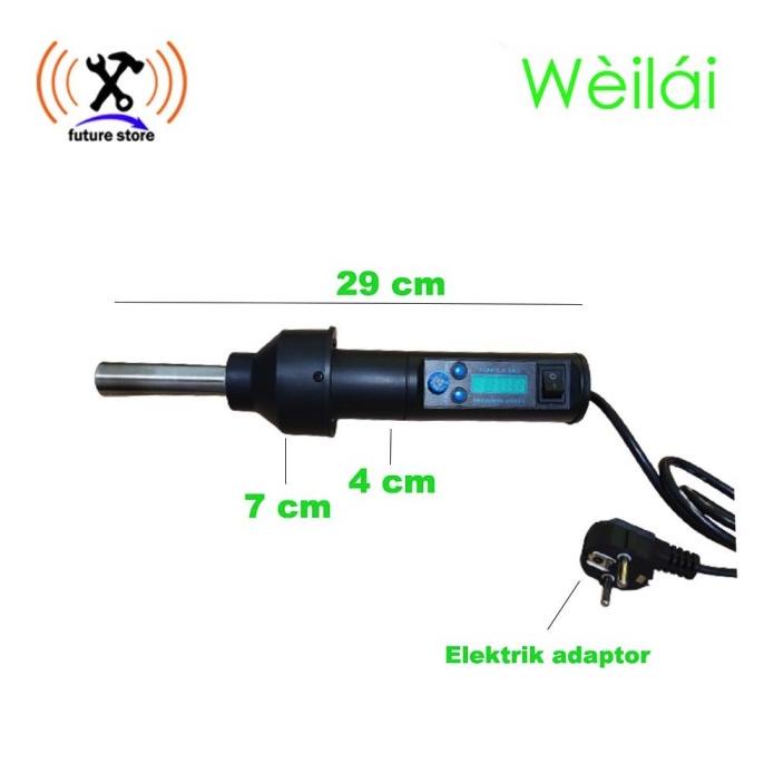 Weilai WL-8032D Digital Blower Portable Solder uap solder uap