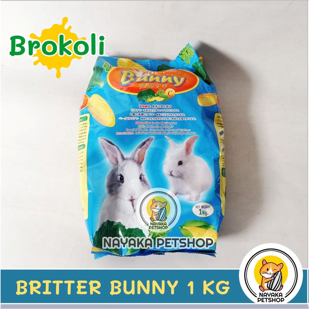 Briter Bunny 1 Kg Pakan Kelinci Makanan Pelet Rabbit Food