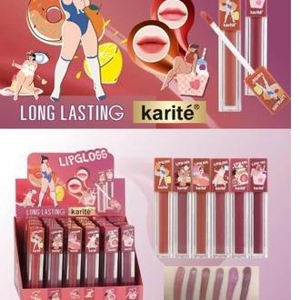 Produk trendy--[LUSINAN] Lipgloss Kiss Beauty Matte Velvet Color Karite