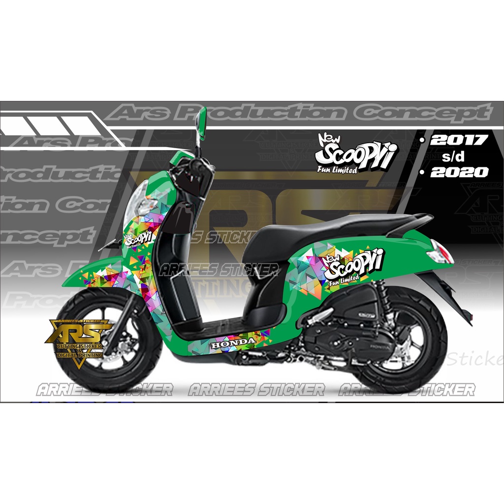 decal sticker new scoopy stylish 2020 . decal new scoopy 2017 . 2018 . 2019 . 2020 full body