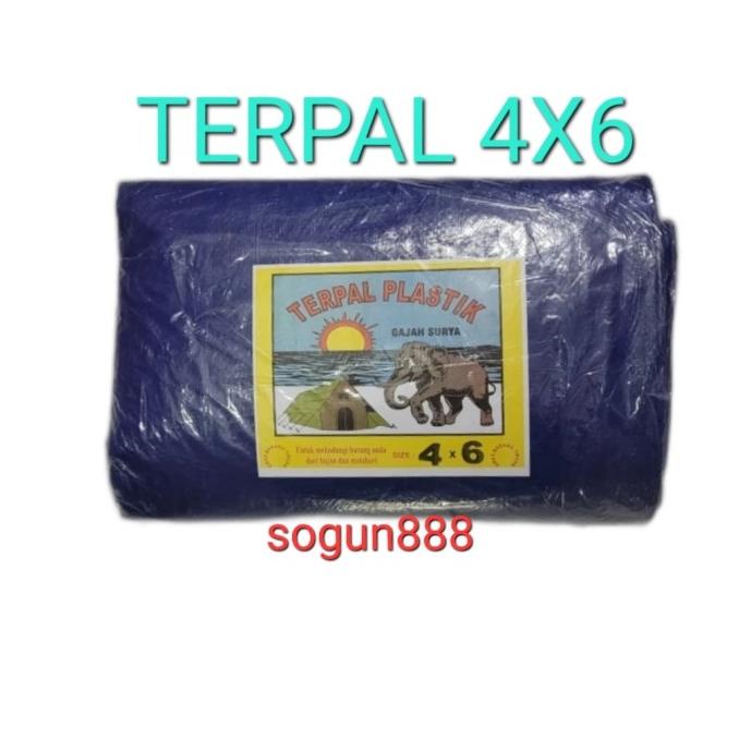 [COD] Terpal Plastik 4x6 meter. Terpal 6x4 type A3 OBRAL Kode 426