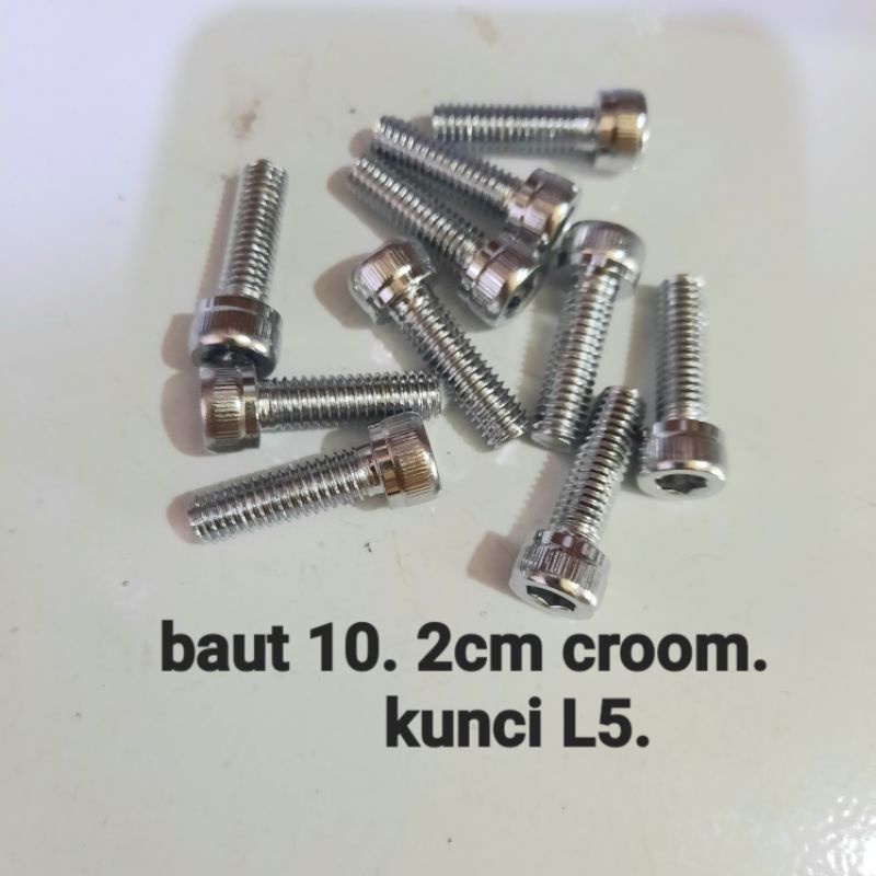 baut 10. 2cm croom L5