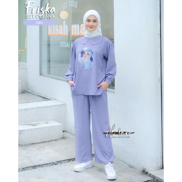 FRISKA ONE SET CELANA ORY AL-FARO//SETCEL TERBARU