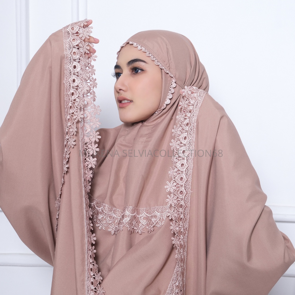 Mukena Dewasa Camila Travelling Katun Premium