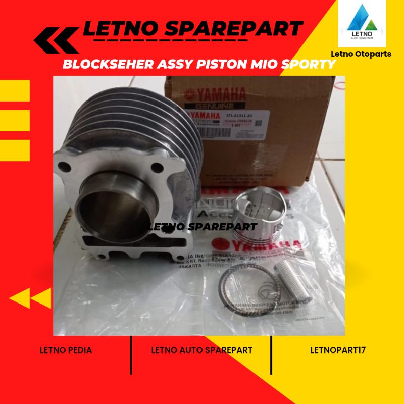 Block Seher Assy Piston Yamaha Mio Sporty Mio Lama Mio Smile Ori Ygp