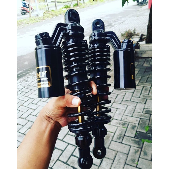 shock belakang day copy ktc 320mm skok belakang day hitam as gold