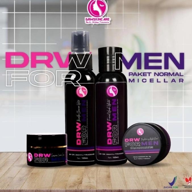 PAKET NORMAL MICELLAR FOR MEN DRW SKINCARE