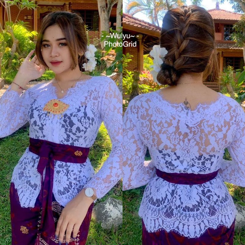 [SALE] KEBAYA BALI SABRINA SEMIPRANCIS PREMIUM (ATASAN KEBAYA SAJA) / KEBAYA KUNDANGAN