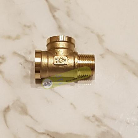 Tee T copper Shower Pipa Fitting Drat luar dalam dalam 1/2" inch
