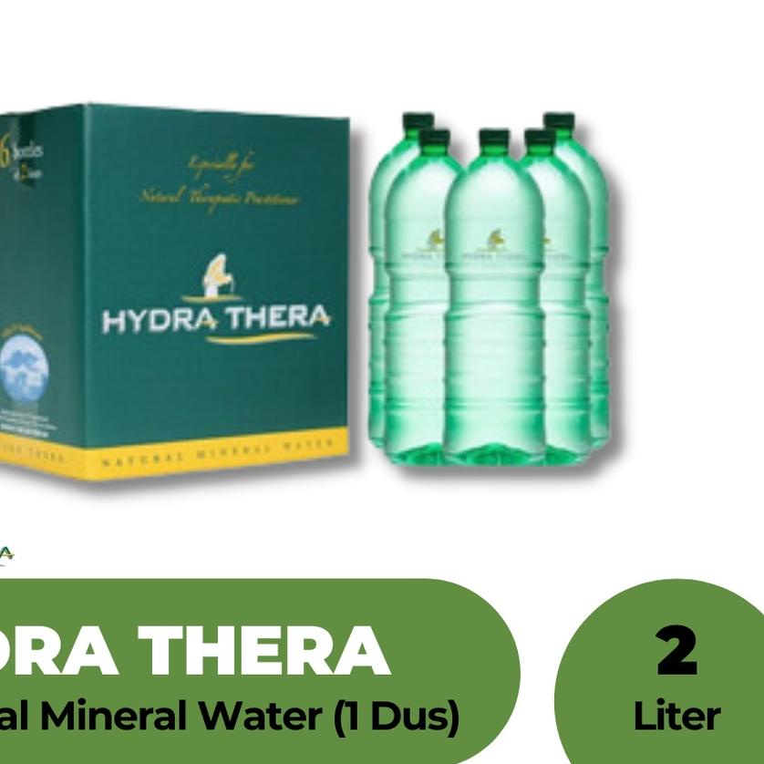 

11.11✔️HYDRA THERA NATURAL MINERAL WATER 2 L (6 BOTTLES / 1 CARTON) - PENGIRIMAN JAKARTA|KD5