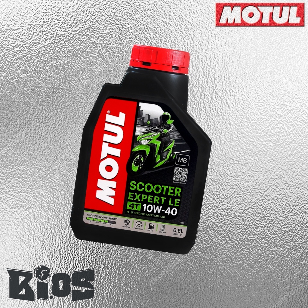 MOTUL SCOOTER EXPERT LE 10W30 / 10W40 TECHNOSYNTHESE 1L &amp; 800ML