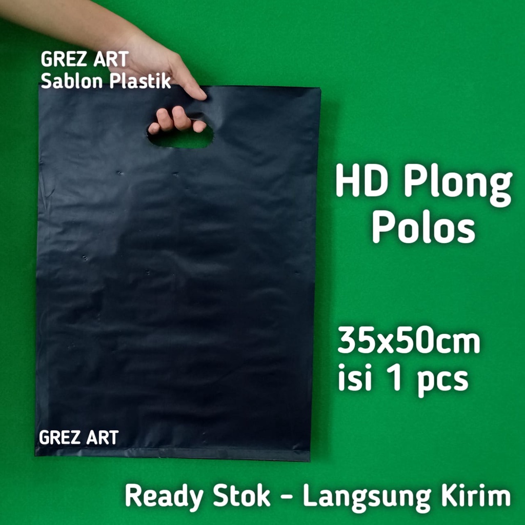 Plastik Plong HD Polos 35x50 (per pcs), Tebal / Plastik Olshop Pond