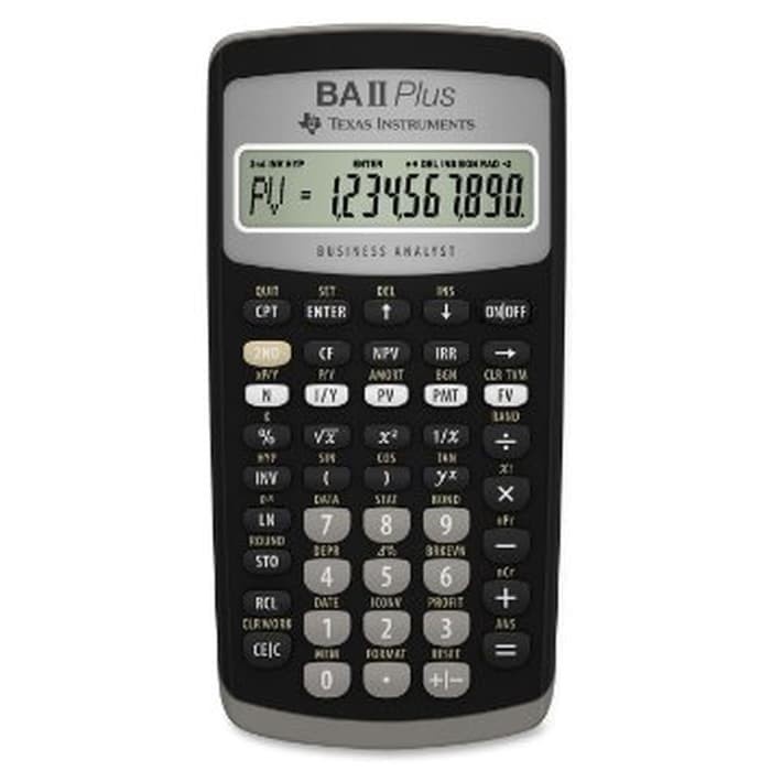

Kalkulator Keuangan TEXAS INSTRUMENTS BA II PLUS Standard - FINANCE