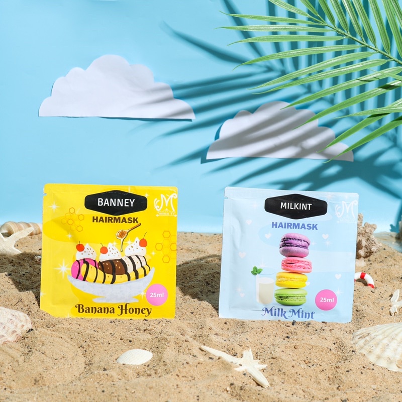 Hairmask miss ti 25gr creambath sachet travel praktis BPOM 50%