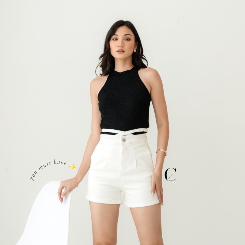 JOAN PANTS - DENIM SHORTS PREMIUM WANITA