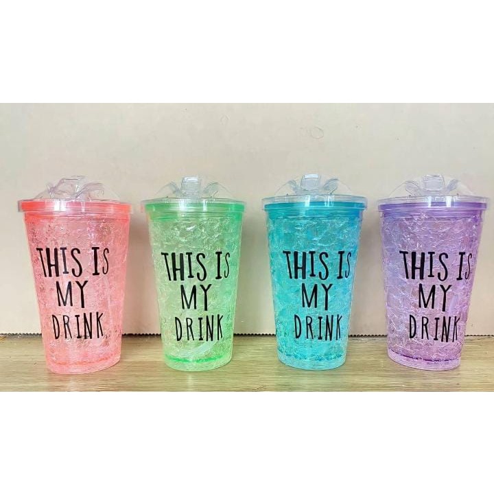 BOTOL TUMBLR JELLY CRYSTAL / TUMBLR CANTIK