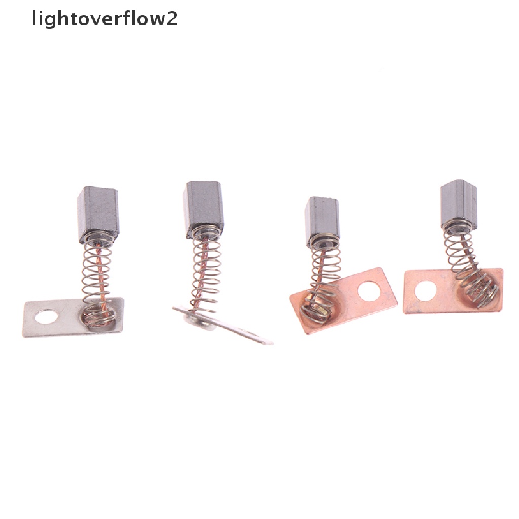 (lightoverflow2) 2pcs / Set Brush Karbon Pengganti Untuk Aksesoris Manicure / Nail Art