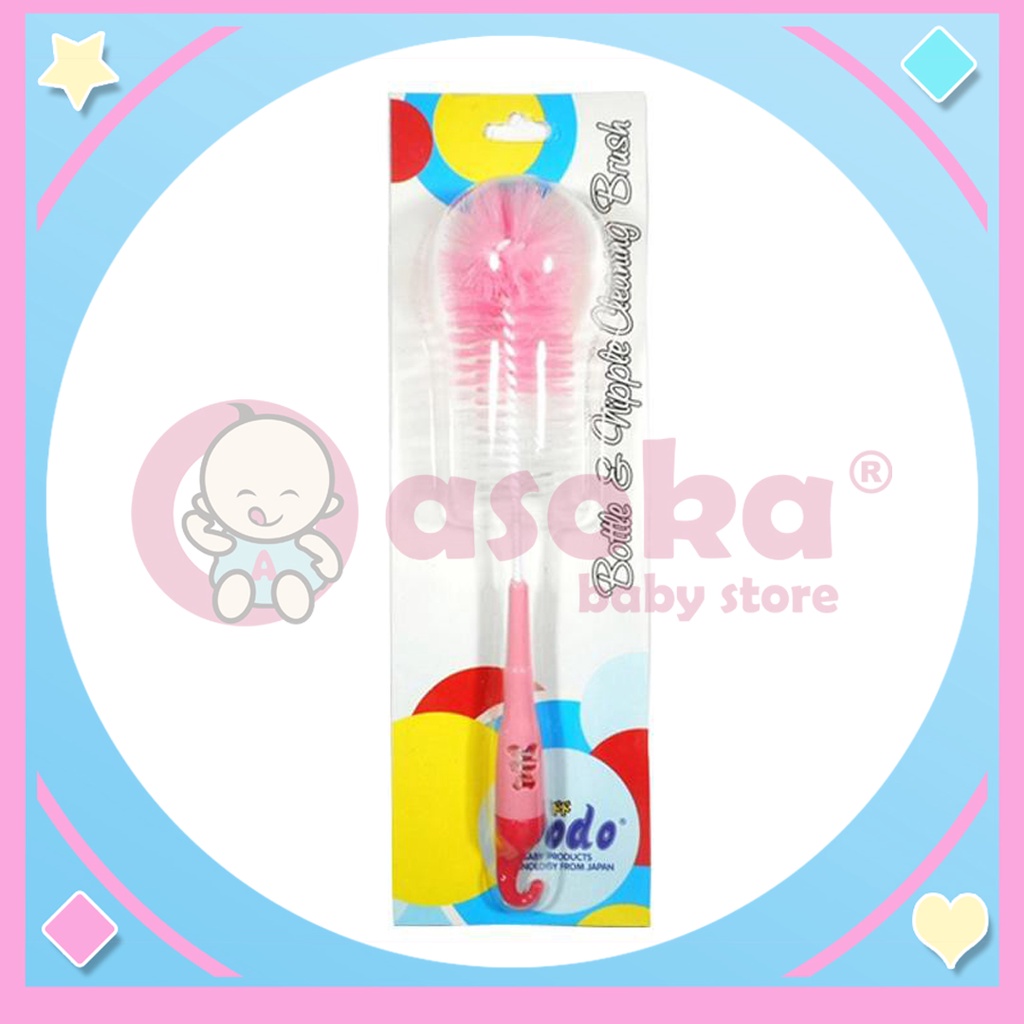 Dodo Bottle &amp; Nipple Cleaning Brush DAC011 - Sikat Botol ASOKA