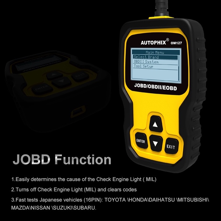 AUTOPHIX OM127 JOBD/OBDII/EOBD Obd2 Scanner Car Scanner Odb2 Car Diagnostic Tool Obd Car Diagnostic Scanner Automotive Scanner