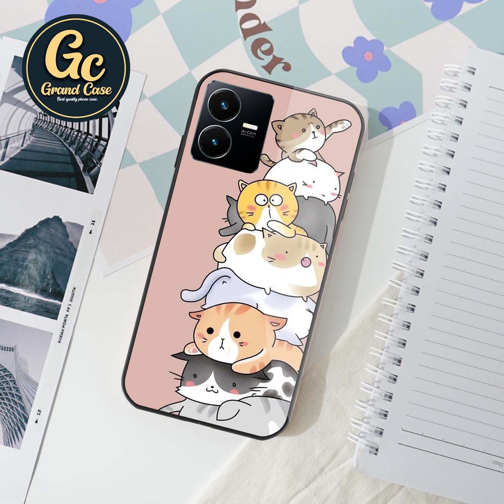 [GKT-13] Softcase Kaca for Vivo Y22 - Case Vivo Y22 - Softcase Vivo Y22 - Softcase Hp Vivo Y22