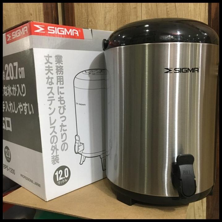 [Promo] Sigma Termos 12 L Jumbo Dispenser Air Jepang Cafe Kopi Teh